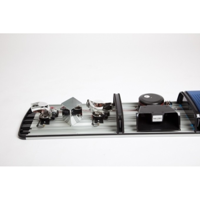 Rampa lumini rotativa (halogen) 12V cu difuzor si sirena 100W incluse